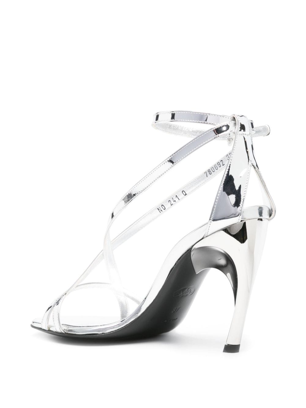 ALEXANDER MCQUEEN Sculpted Heel Mini Sandals