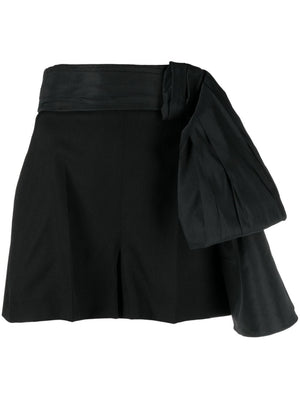 ALEXANDER MCQUEEN Luxurious Cupro Shorts for Women - SS24 Collection