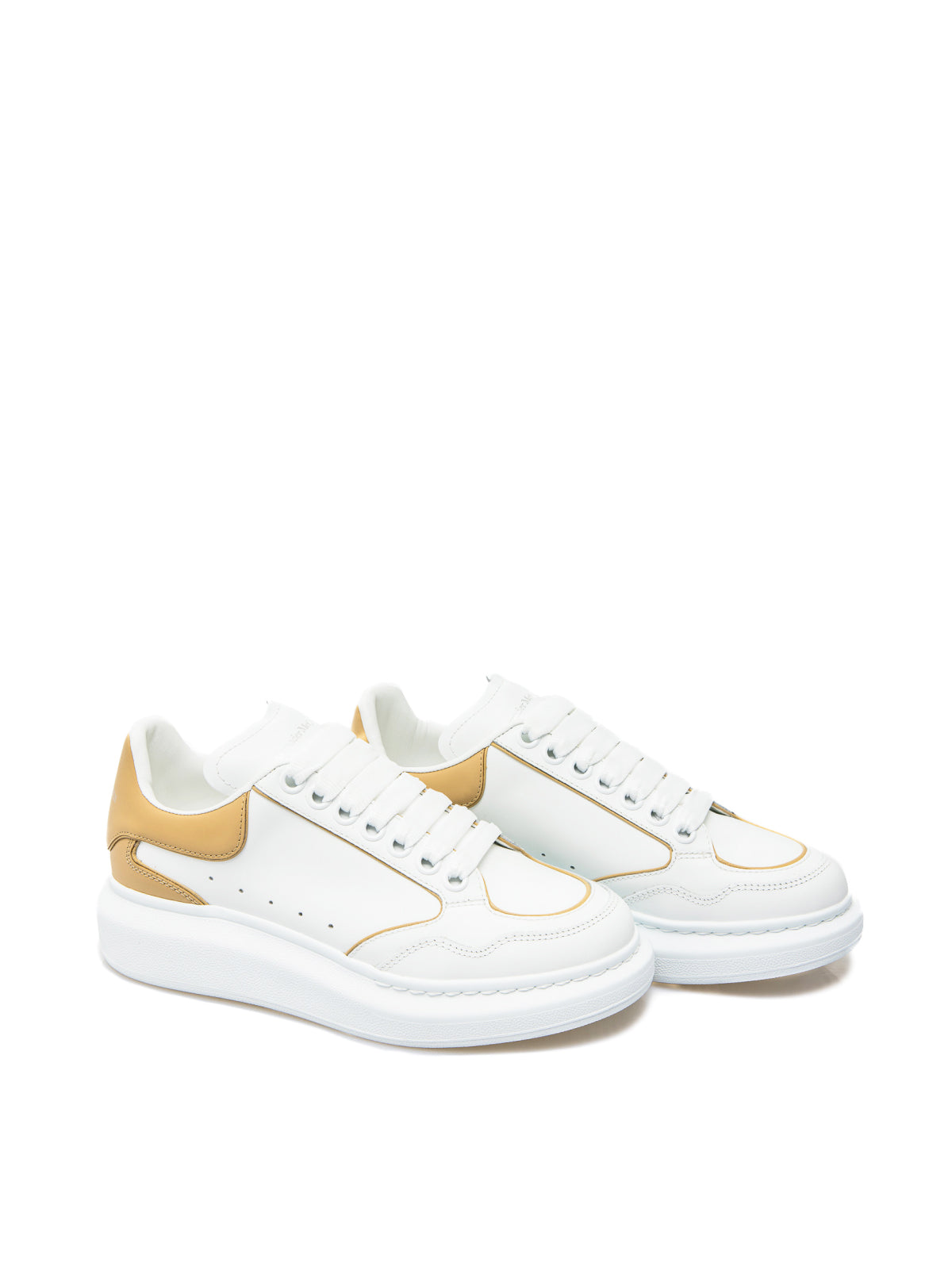 ALEXANDER MCQUEEN Oversized Leather Sneakers for Women