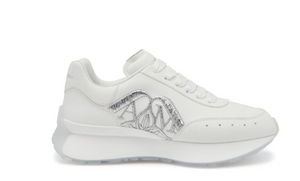 ALEXANDER MCQUEEN Chunky White Leather Sneakers for Women