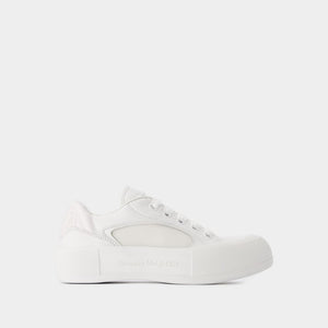 ALEXANDER MCQUEEN 2024 Women's White Sneakers - 24SS Collection