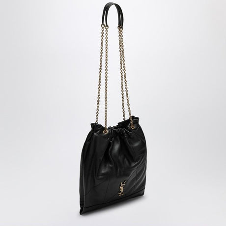 SAINT LAURENT Jamie 4.3 Mini Pochon Black Lambskin Handbag