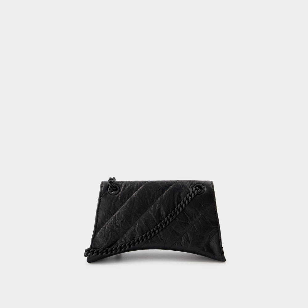 BALENCIAGA Elegant Crush Chain Mini Shoulder Bag