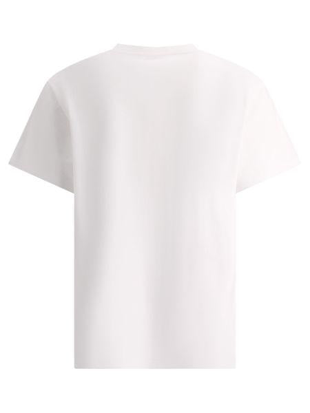 ALEXANDER MCQUEEN Organic Cotton Reflected Logo T-Shirt for Men