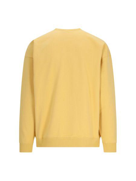 Men's Yellow and Orange Cotton Sweatshirt | SS24 Collection