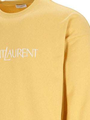 Men's Yellow and Orange Cotton Sweatshirt | SS24 Collection