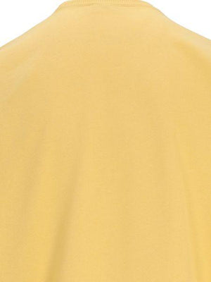 SAINT LAURENT Men's Yellow and Orange Cotton Sweatshirt | SS24 Collection