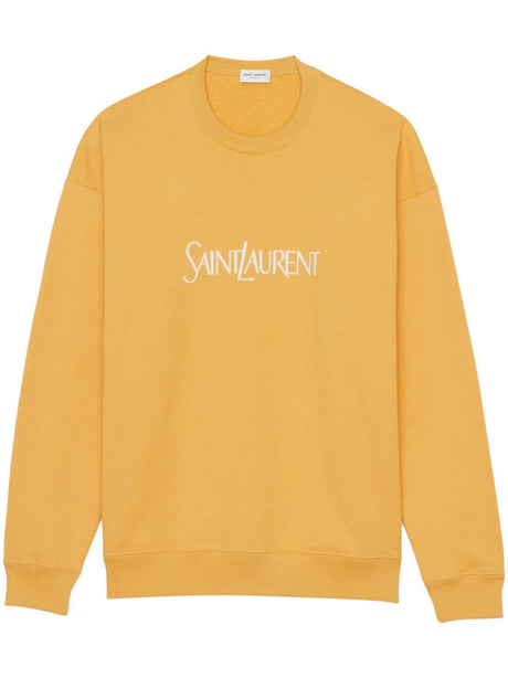 SAINT LAURENT Logo Sweatshirt - Regular Fit, Size L