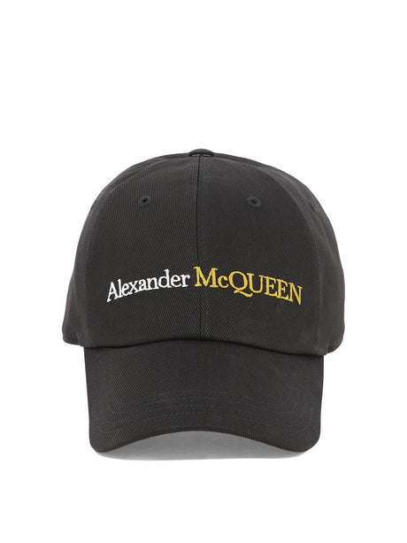 ALEXANDER MCQUEEN Classic Logo Cap - Adjustable Unisex Design