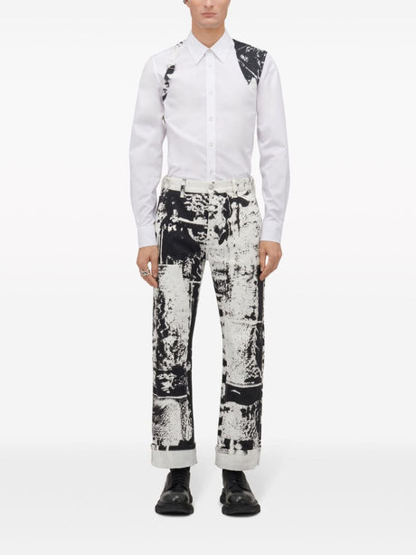 ALEXANDER MCQUEEN Men's Print Harness Shirt | 2024 SS Collection