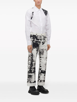 ALEXANDER MCQUEEN Men's Print Harness Shirt | 2024 SS Collection