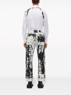 ALEXANDER MCQUEEN Men's Print Harness Shirt | 2024 SS Collection