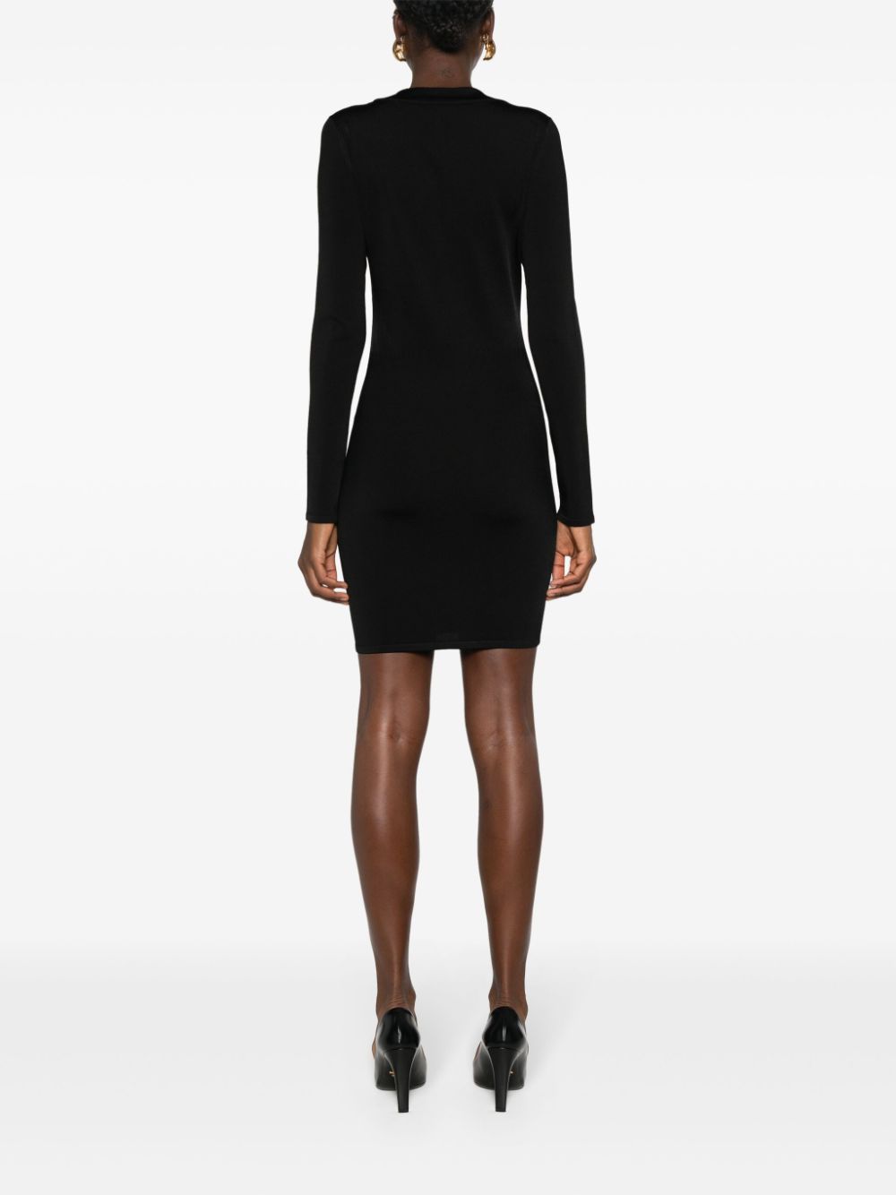 SAINT LAURENT Black Mid Skirt for Women