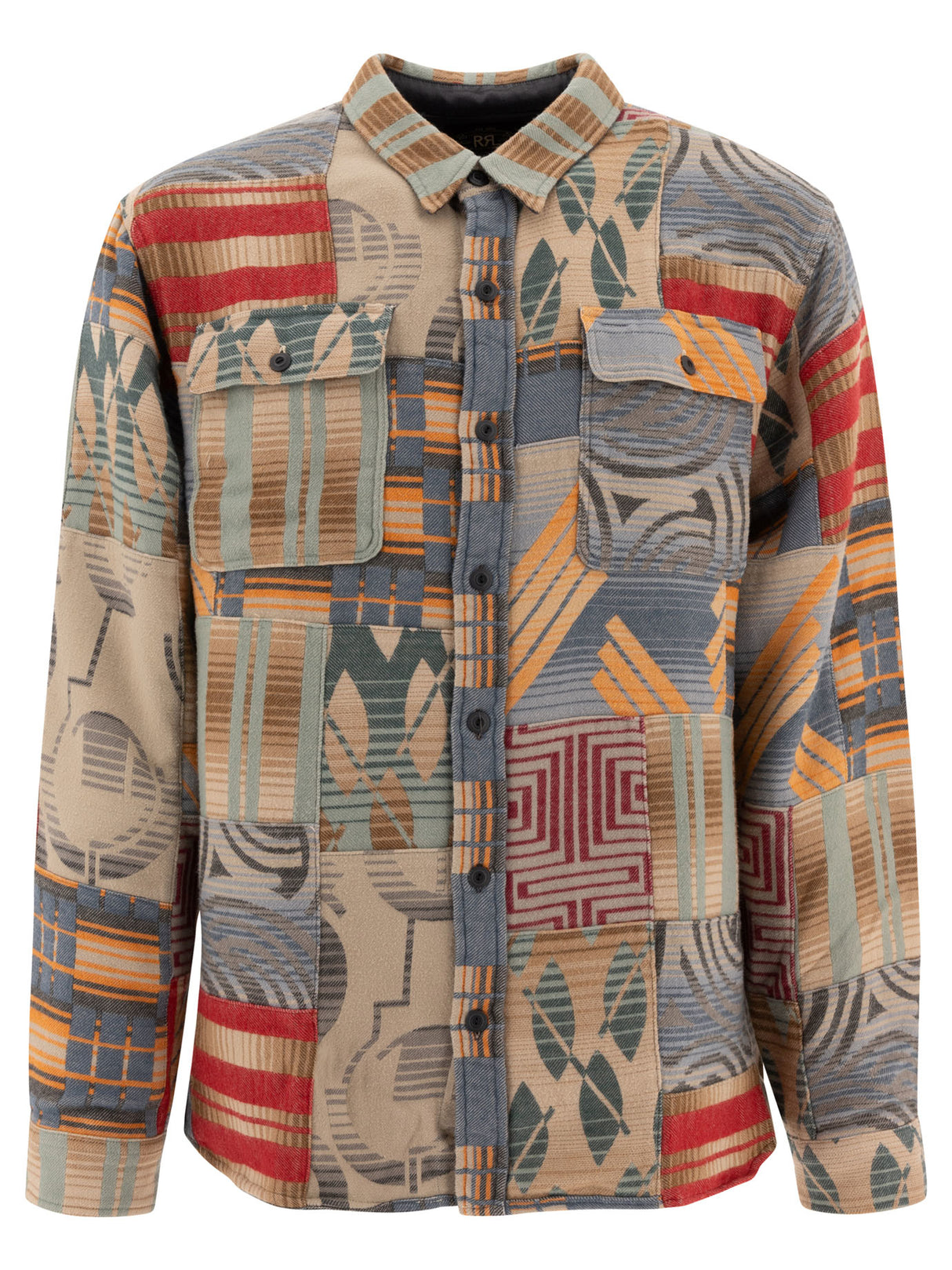 RRL BY RALPH LAUREN Patchwork Jacquard Shirt - Regular Fit