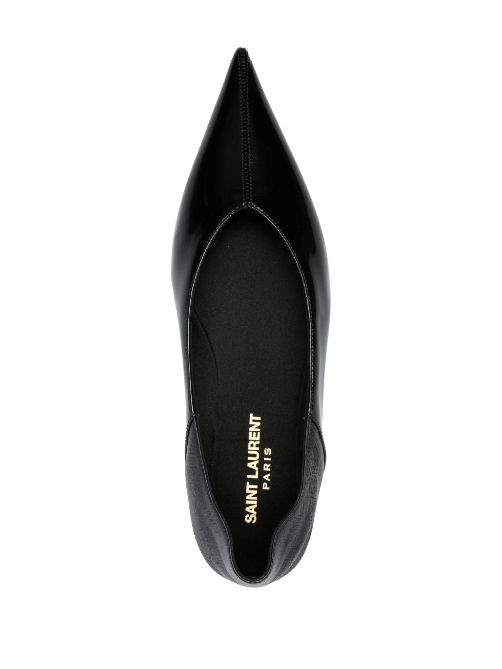 SAINT LAURENT Classic Black Leather Nour Sandals for Women