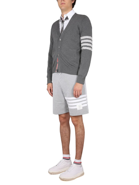 THOM BROWNE Men's Mini Striped Bermuda Shorts