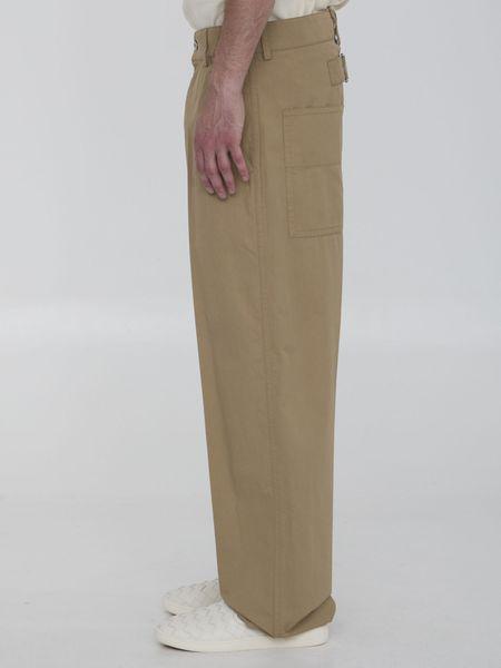 BOTTEGA VENETA Contemporary Beige Cargo Pants