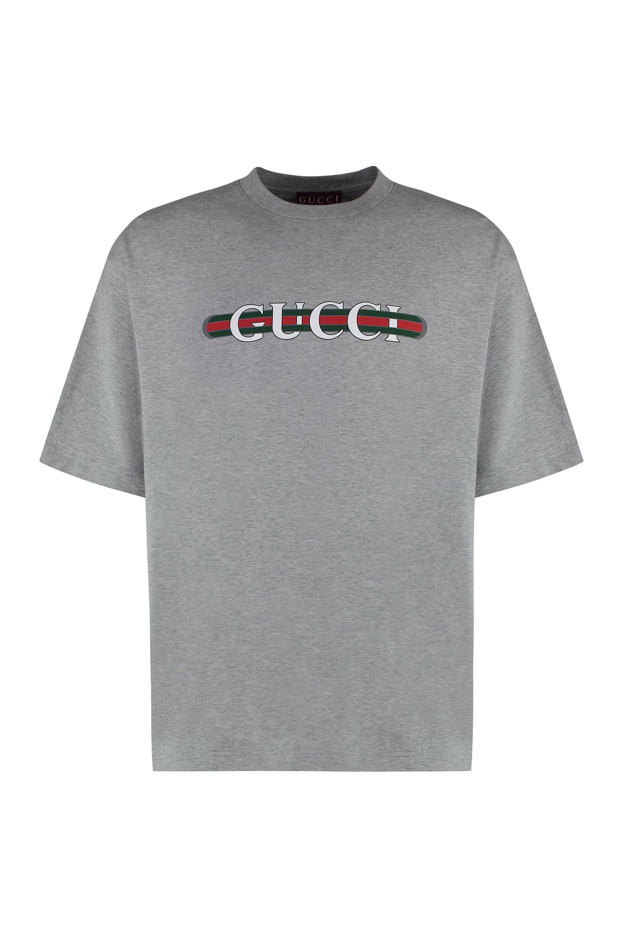 GUCCI Men's Cotton Crew-Neck T-Shirt