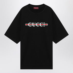 GUCCI Classic Cotton T-Shirt with Logo Print