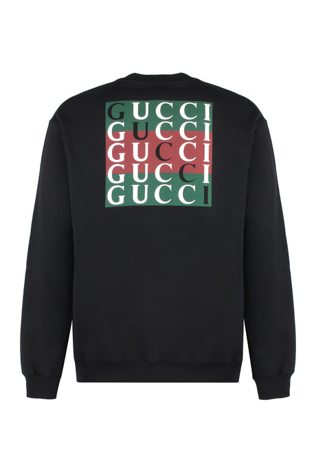 GUCCI Essential Cotton Crew-Neck Sweatshirt for Men