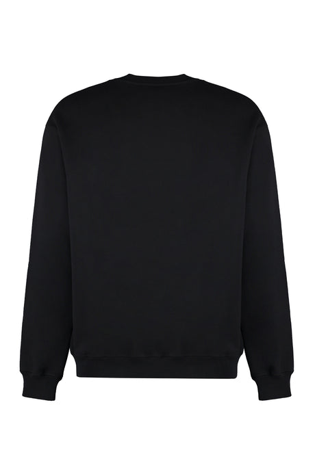 GUCCI Men's Cotton Crew-Neck Sweatshirt with Logo