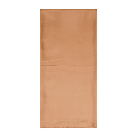 SAINT LAURENT Elegant Brown Silk Scarf for Women