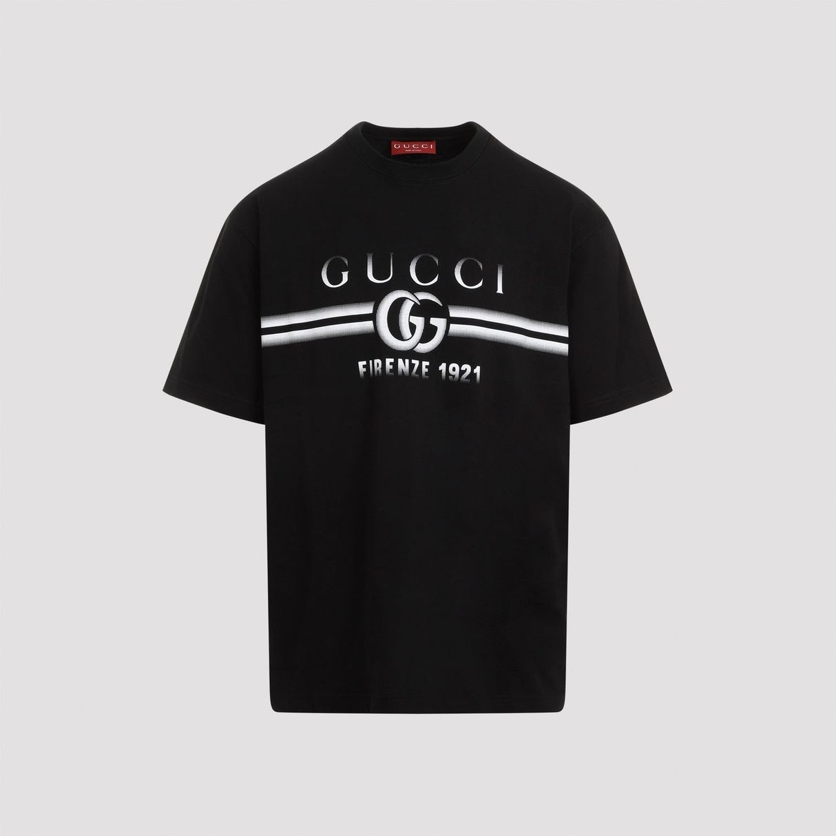 GUCCI Elegant Black Short Sleeve Tee