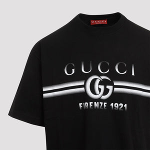 GUCCI Elegant Black Short Sleeve Tee