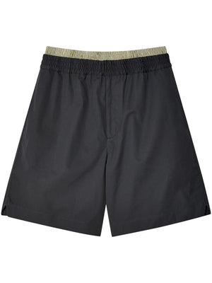 BOTTEGA VENETA Men's Gray Cotton Shorts for SS24 Collection