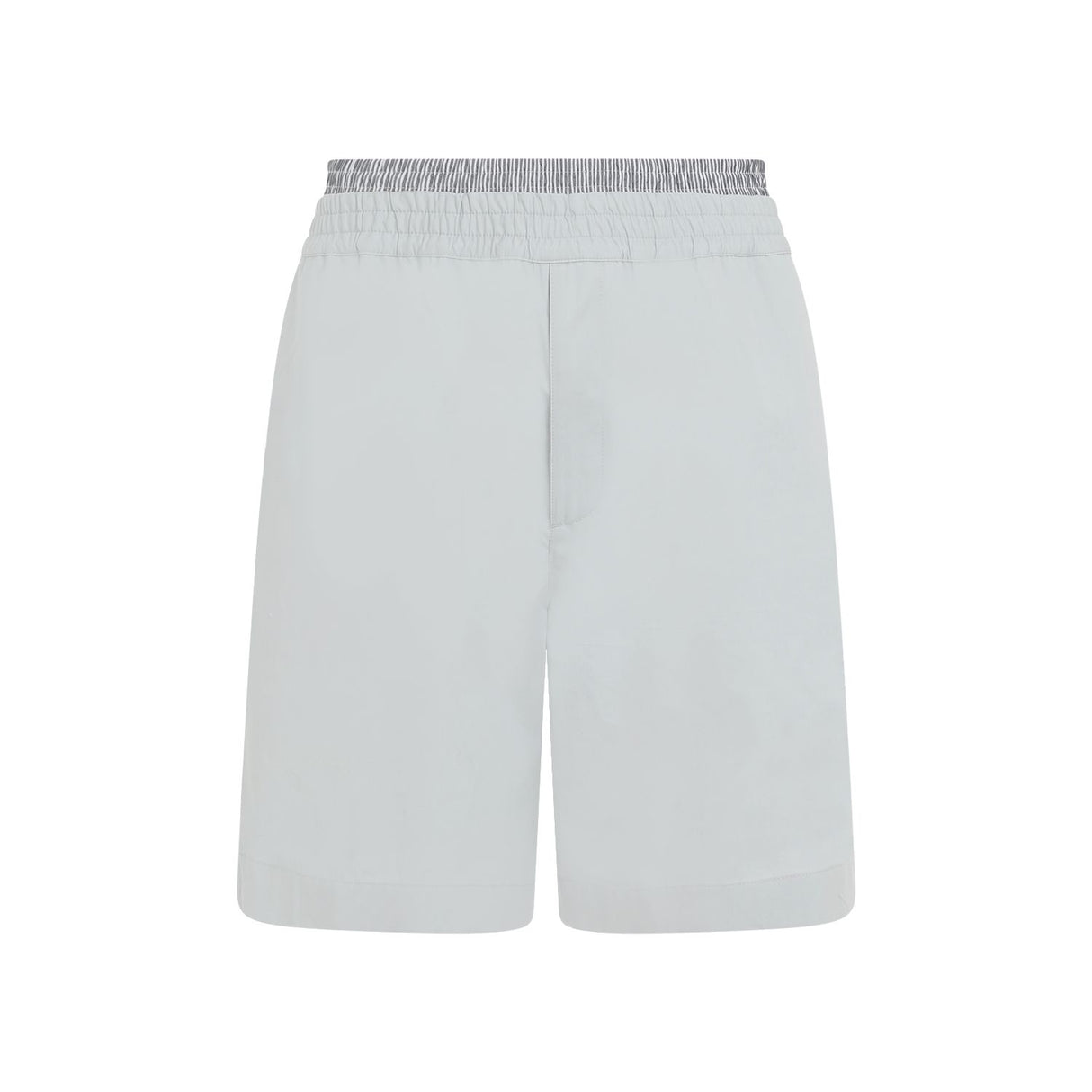 Quần Short Nam Màu Xám Bằng Cotton Bộ Sưu Tập SS24