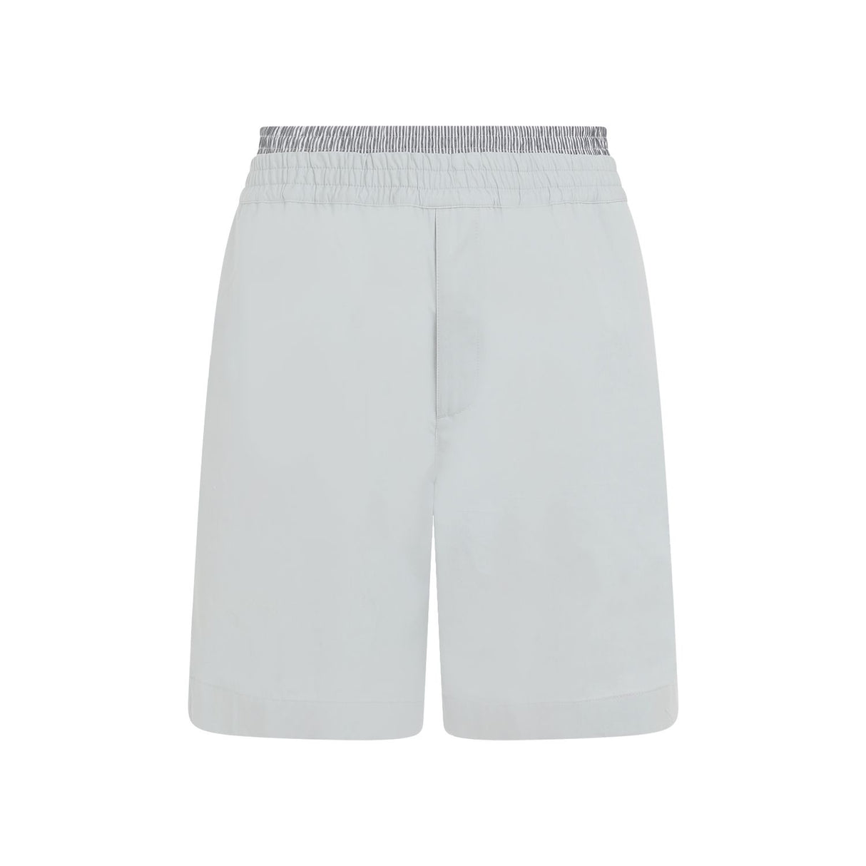 BOTTEGA VENETA Men's Grey Cotton Bermuda Shorts for SS24
