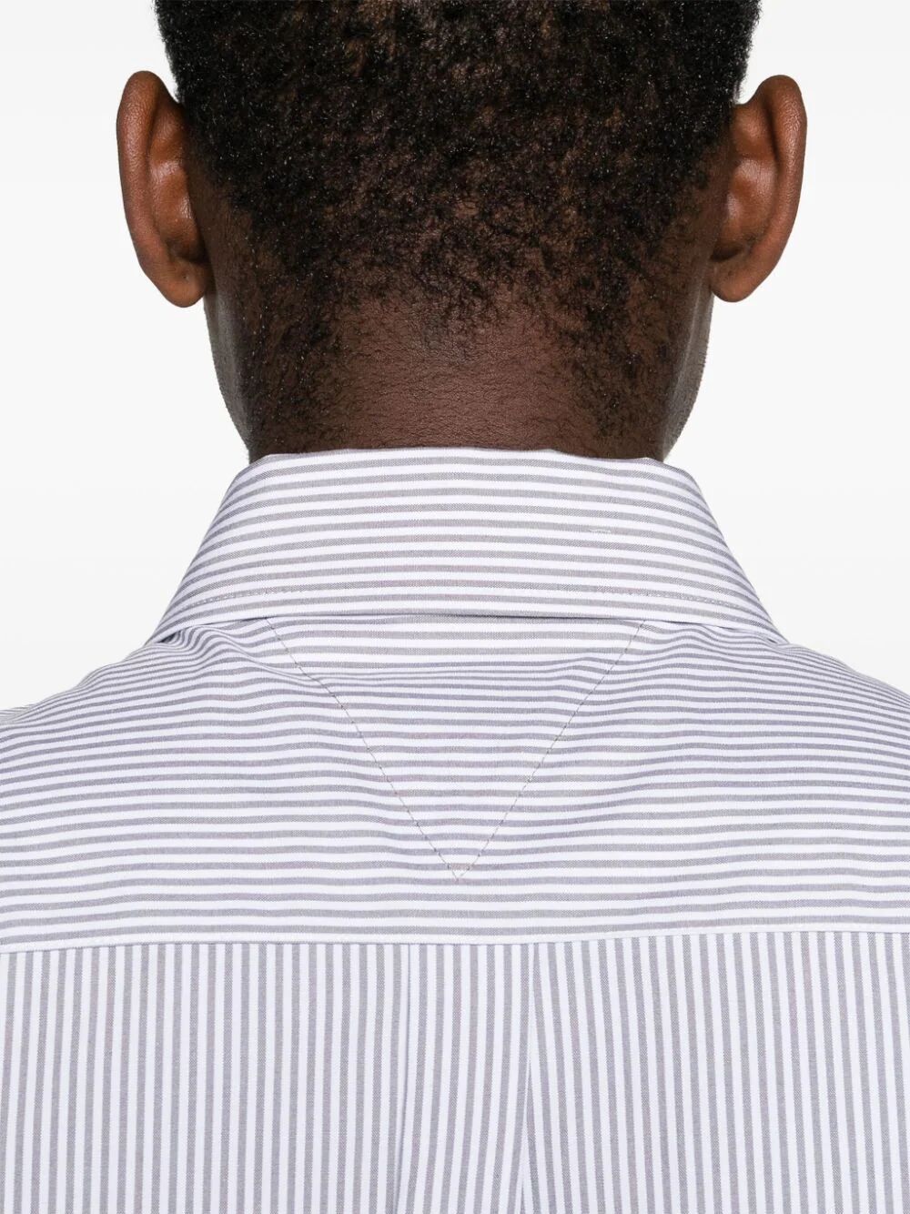 BOTTEGA VENETA Classic Striped Shirt for Men in Gray