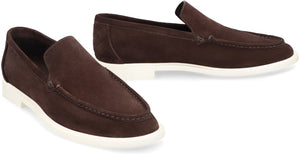 BOTTEGA VENETA Brown Suede Loafers for Men