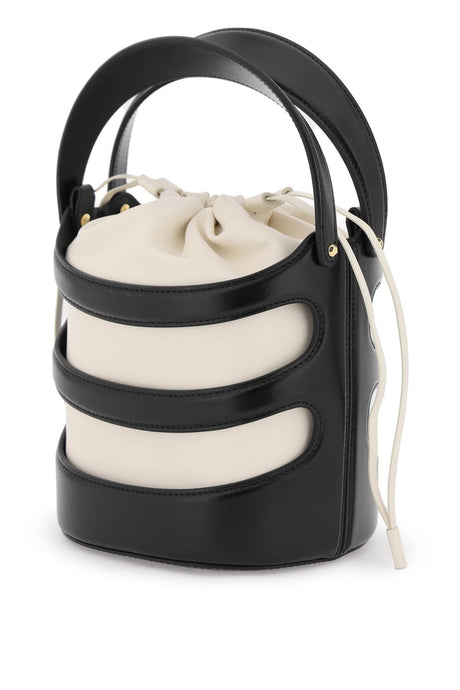 ALEXANDER MCQUEEN Structured Cage Bucket Handbag