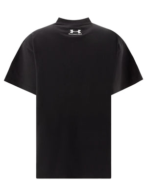 BALENCIAGA Classic Black Cotton T-Shirt for Men