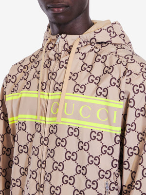 GUCCI Elegant Hooded Nylon Jacket