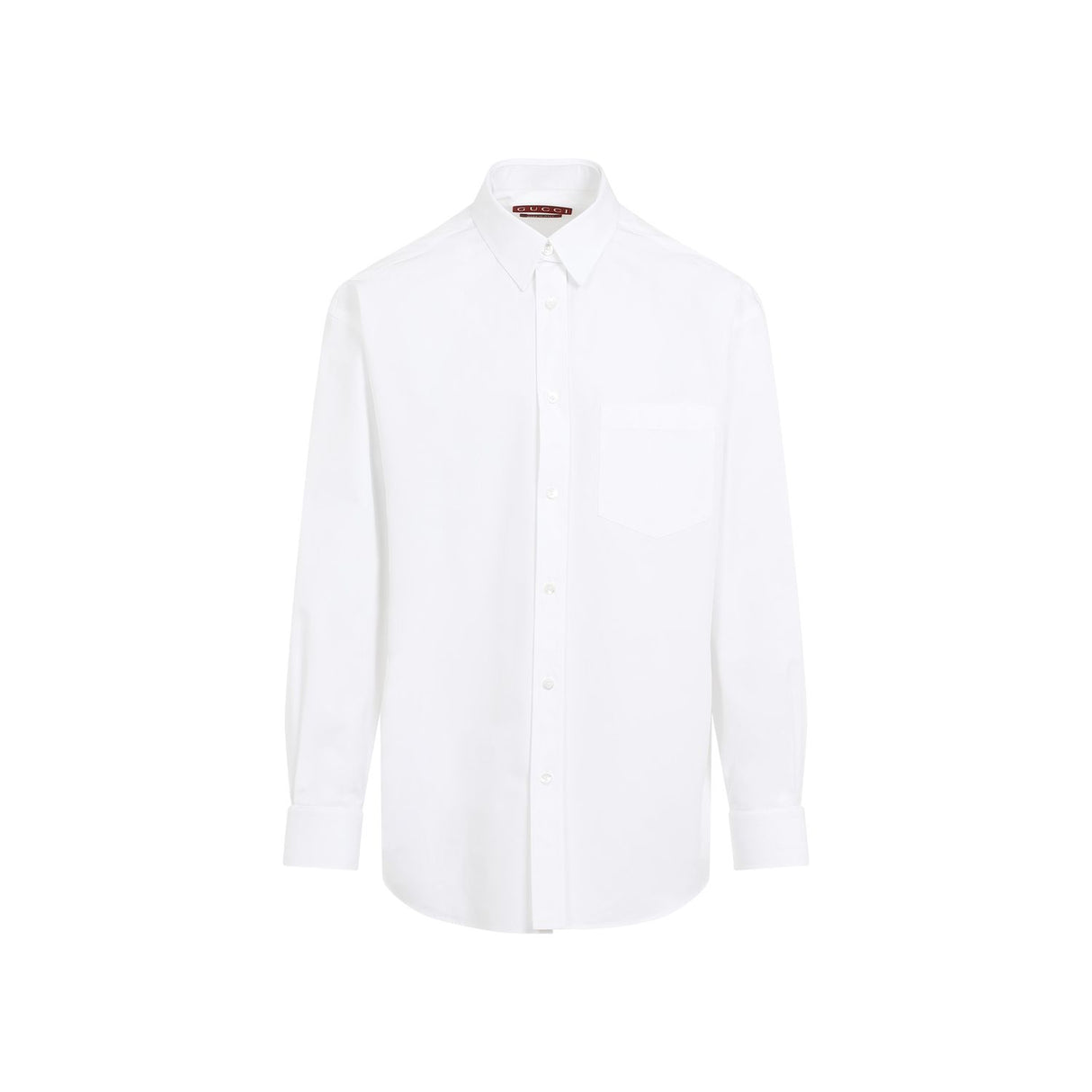 GUCCI Elegant White Cotton Shirt