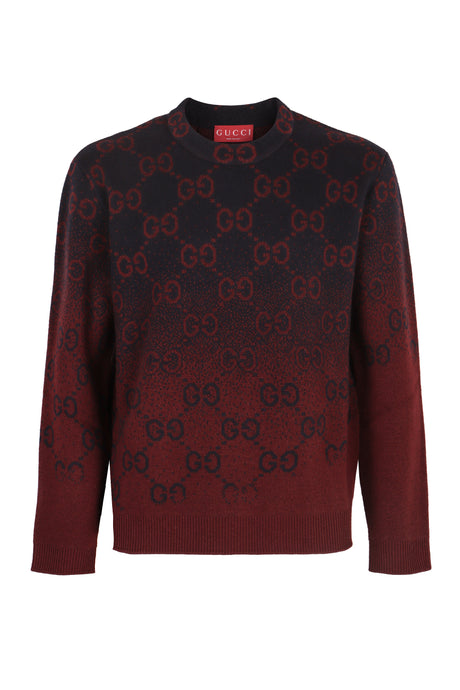 GUCCI Gradient Effect Crew-Neck Sweater