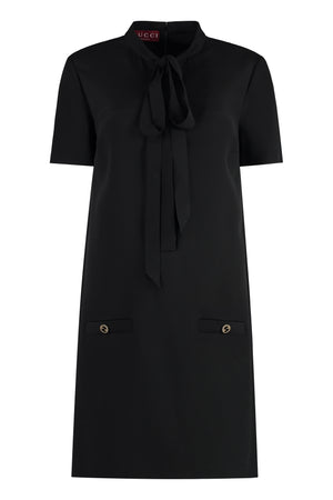 GUCCI Elegant Bow-Collar Dress