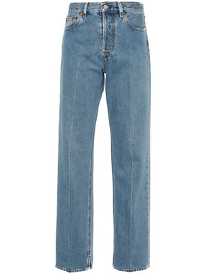 GUCCI Classic Straight Leg Jeans with Frayed Hem