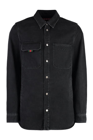 GUCCI OVERSHIRT IN DENIM