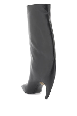 Sleek and Sophisticated Leather Armadillo Boots for Women