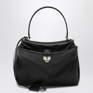 BALENCIAGA Mini Smooth Black Calfskin Handbag