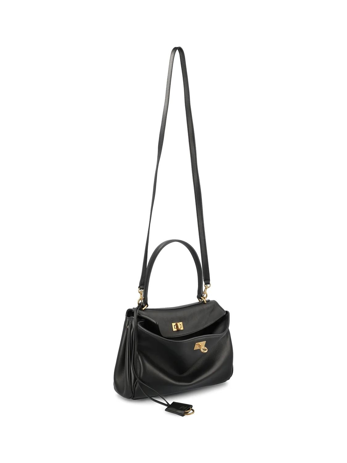 BALENCIAGA Mini Smooth Black Calfskin Handbag