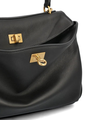 BALENCIAGA Mini Smooth Black Calfskin Handbag