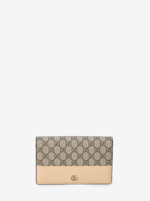 GUCCI Elegant Mini Chain Pouch with Leather Trims - 20x12.5x4 cm