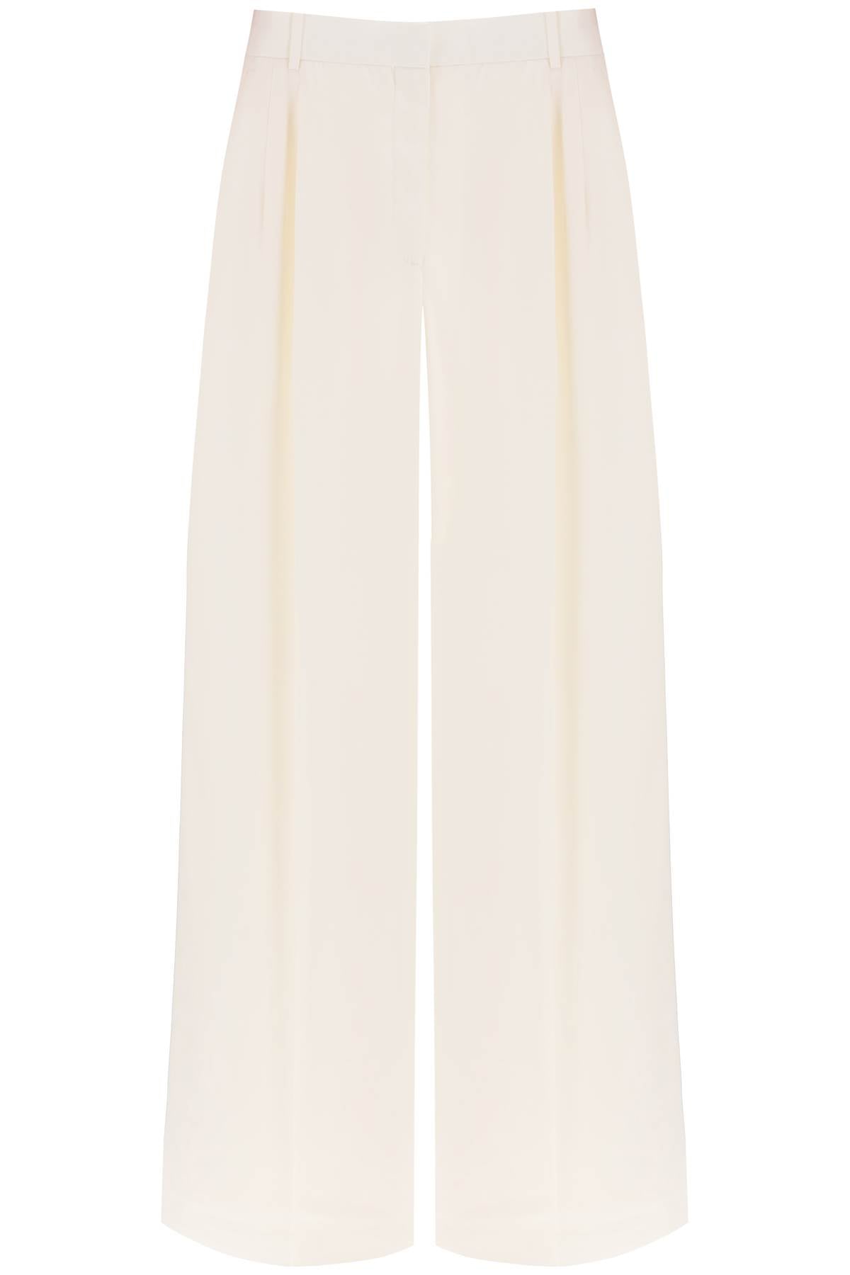 Double Pleated Palazzo Pants for Women - Fluid and Stylish