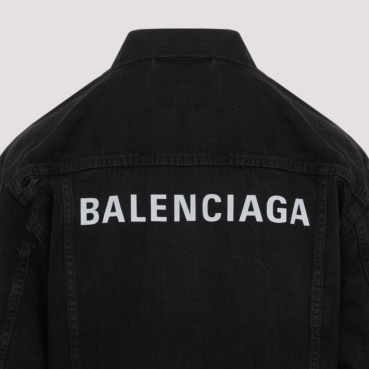 BALENCIAGA Chic Small Fit Black Cotton Jacket