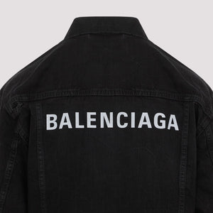 BALENCIAGA 時尚小碼黑色棉質夾克