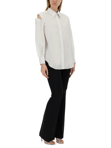 ALEXANDER MCQUEEN Cocoon Shirt with Cut-Out Details - Size 40 IT